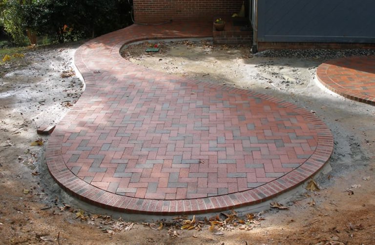 Think outside the square: Curved and round patios and walkways