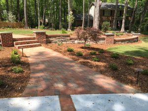 Driveway Meets Paver Path