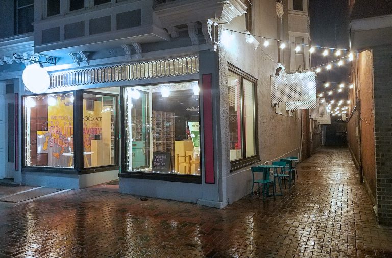 Zoë’s Chocolate and a clay paver walkway help Waynesboro make a giant step in downtown revival