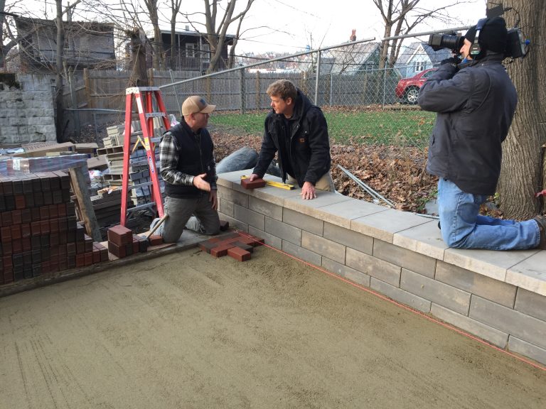 This Old House Dorchester project uses English Edge® pavers