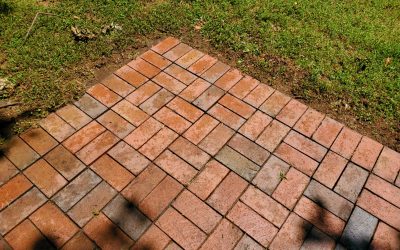 Use a Rug Doctor pressure washer to clean up your clay paver patio