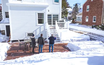 Brr, but it’s a wrap! This Old House airs episode featuring pavers in Boston project